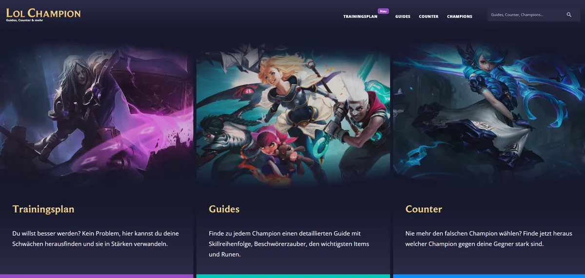 Screenshot LolChampion